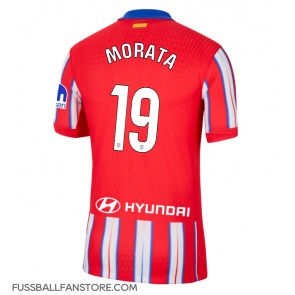 Atletico Madrid Alvaro Morata #19 Replik Heimtrikot 2024-25 Kurzarm